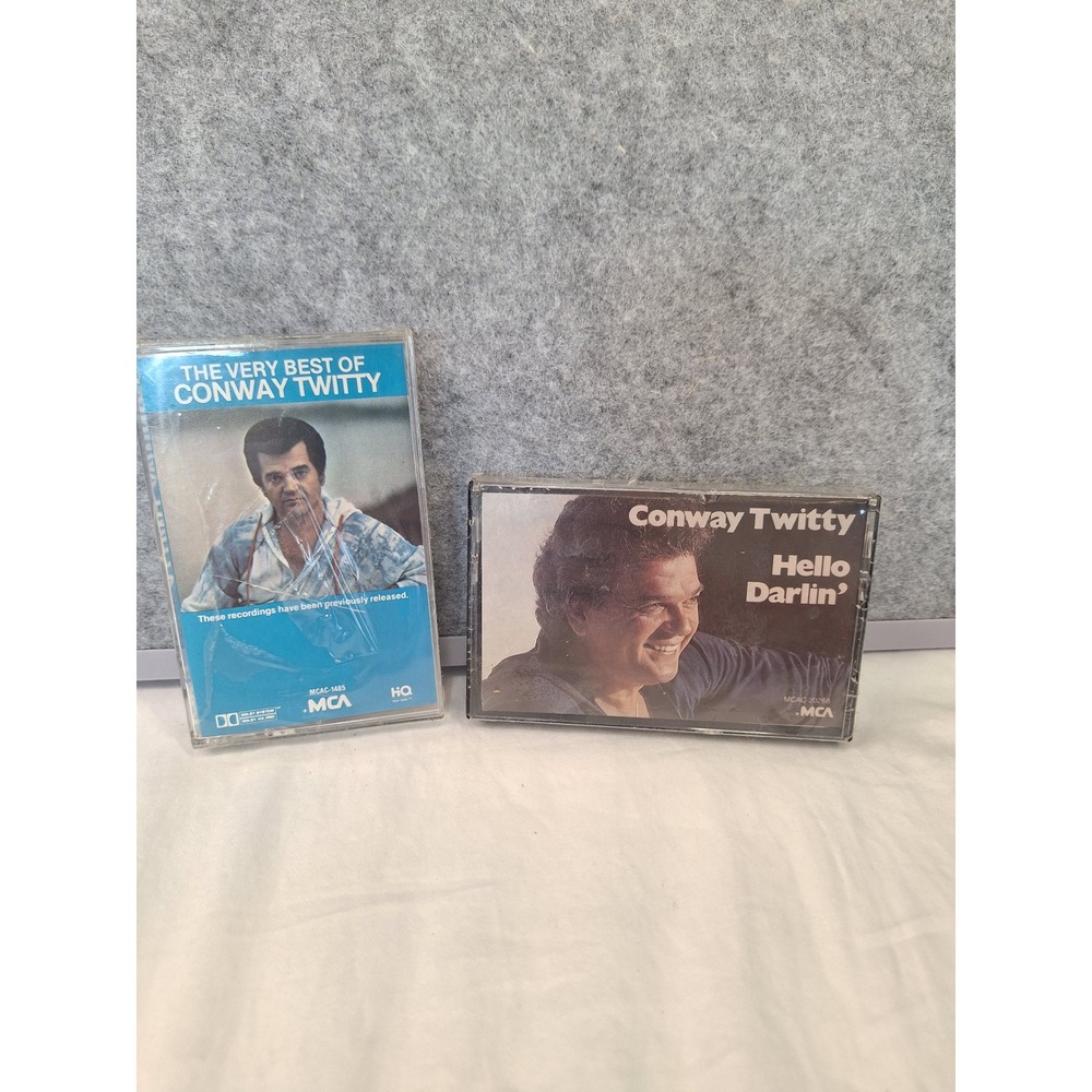 Conway Twitty Cassette Tapes Sealed The Very Best of & Hello Darlin